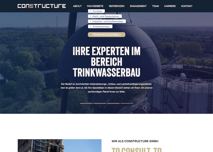 Screenshot der Website Lutz Wagner.