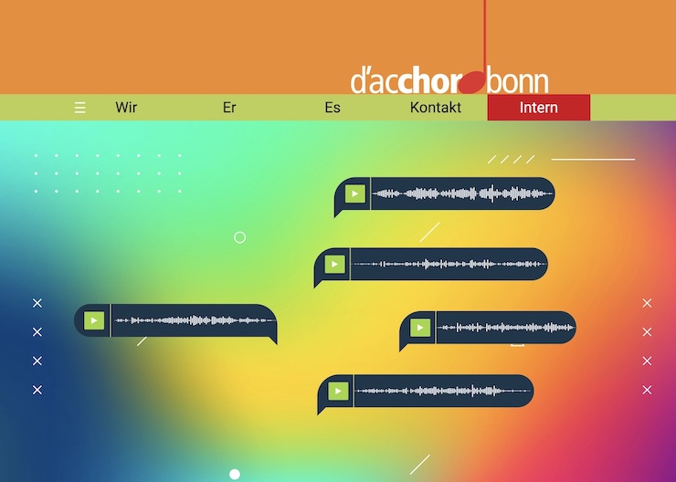 Screenshot der Website dacchord-bonn.